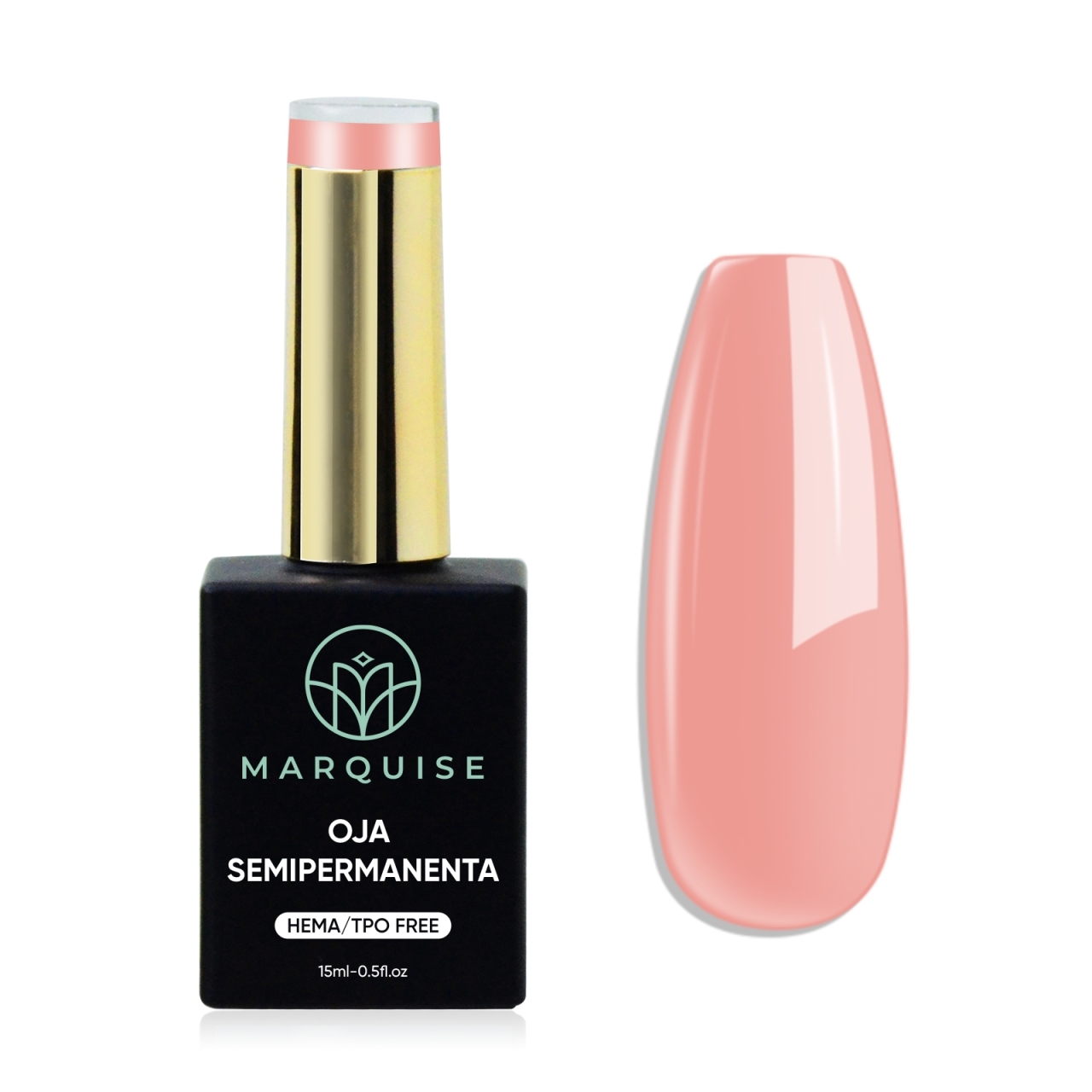 Oja semipermanenta HEMA/TPO FREE, Marquise, Pure Color JY112, 15 ml