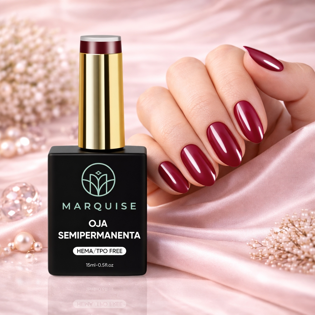 Oja semipermanenta HEMA/TPO FREE, Marquise, Pure Color JY127, 15 ml - poza 2