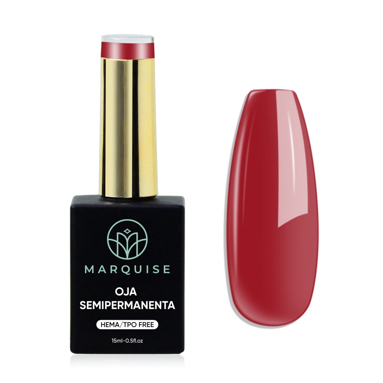 Oja semipermanenta HEMA/TPO FREE, Marquise, Pure Color JY130, 15 ml - poza 1