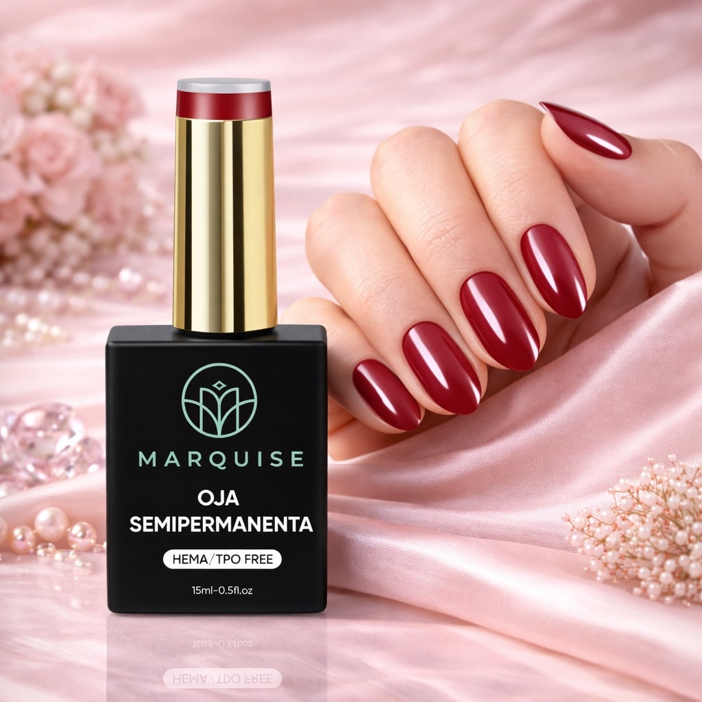 Oja semipermanenta HEMA/TPO FREE, Marquise, Pure Color JY130, 15 ml - poza 2