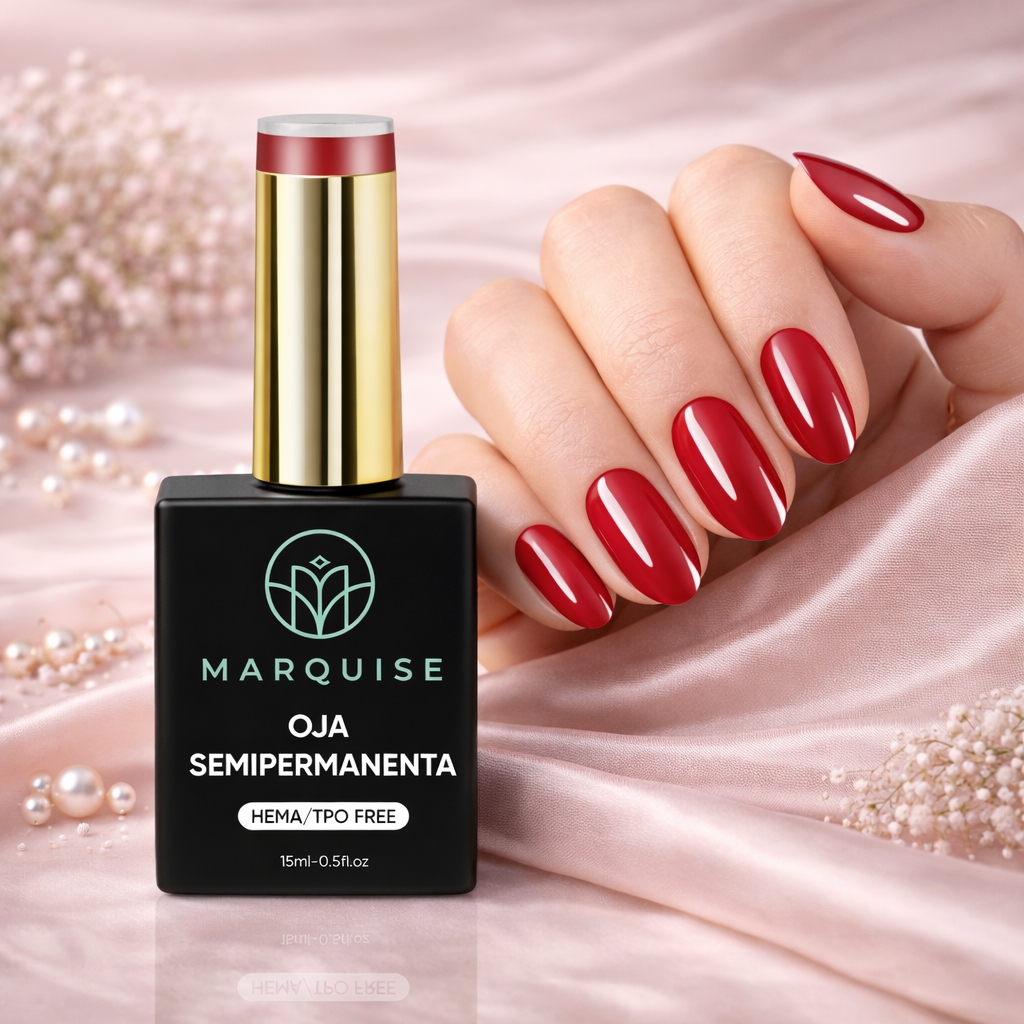 Oja semipermanenta HEMA/TPO FREE, Marquise, Pure Color JY134, 15 ml - poza 2