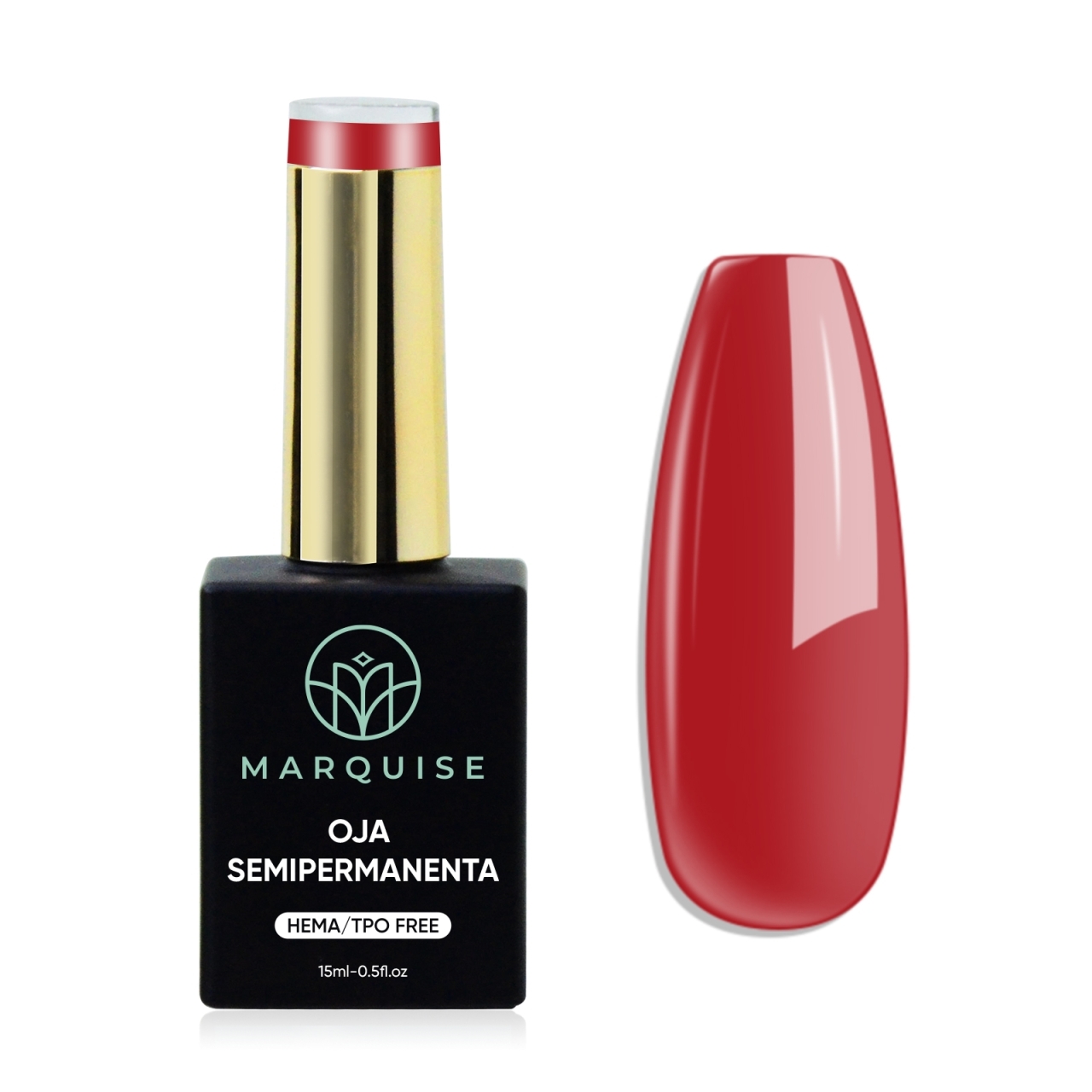 Oja semipermanenta HEMA/TPO FREE, Marquise, Pure Color JY139, 15 ml - poza 1