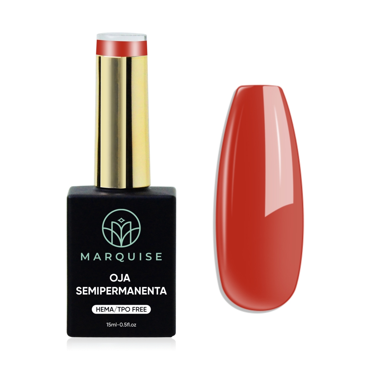 Oja semipermanenta HEMA/TPO FREE, Marquise, Pure Color JY141, 15 ml - poza 1
