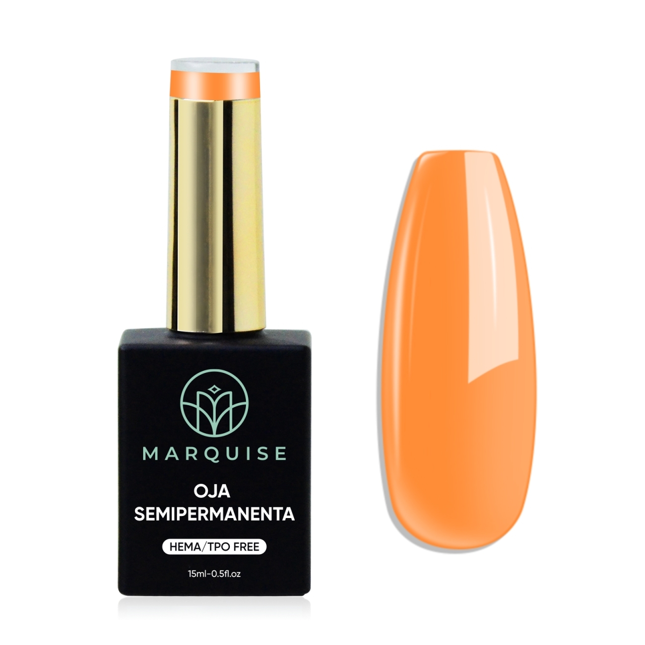 Oja semipermanenta HEMA/TPO FREE, Marquise, Pure Color JY165, 15 ml - poza 1