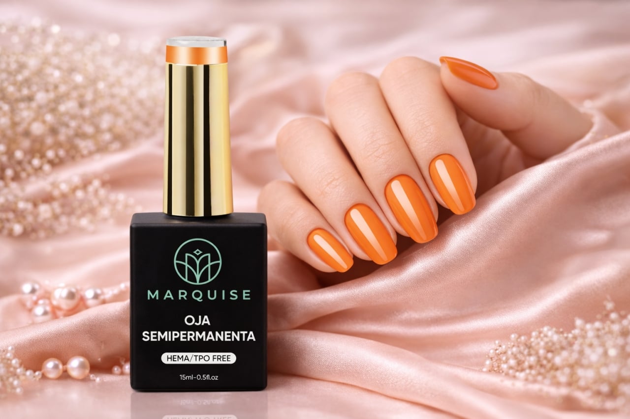 Oja semipermanenta HEMA/TPO FREE, Marquise, Pure Color JY165, 15 ml - poza 2