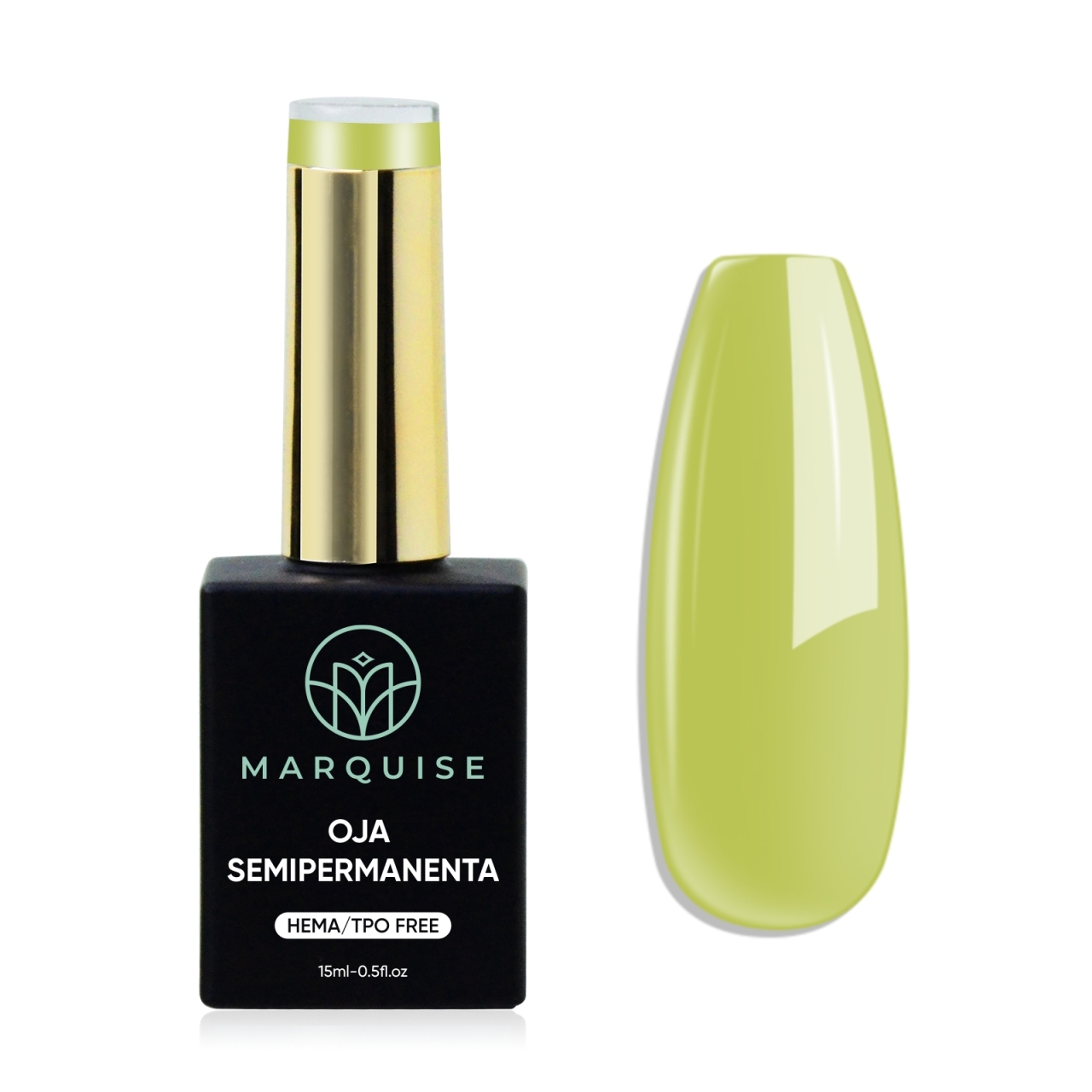 Oja semipermanenta HEMA/TPO FREE, Marquise, Pure Color JY190, 15 ml - poza 1