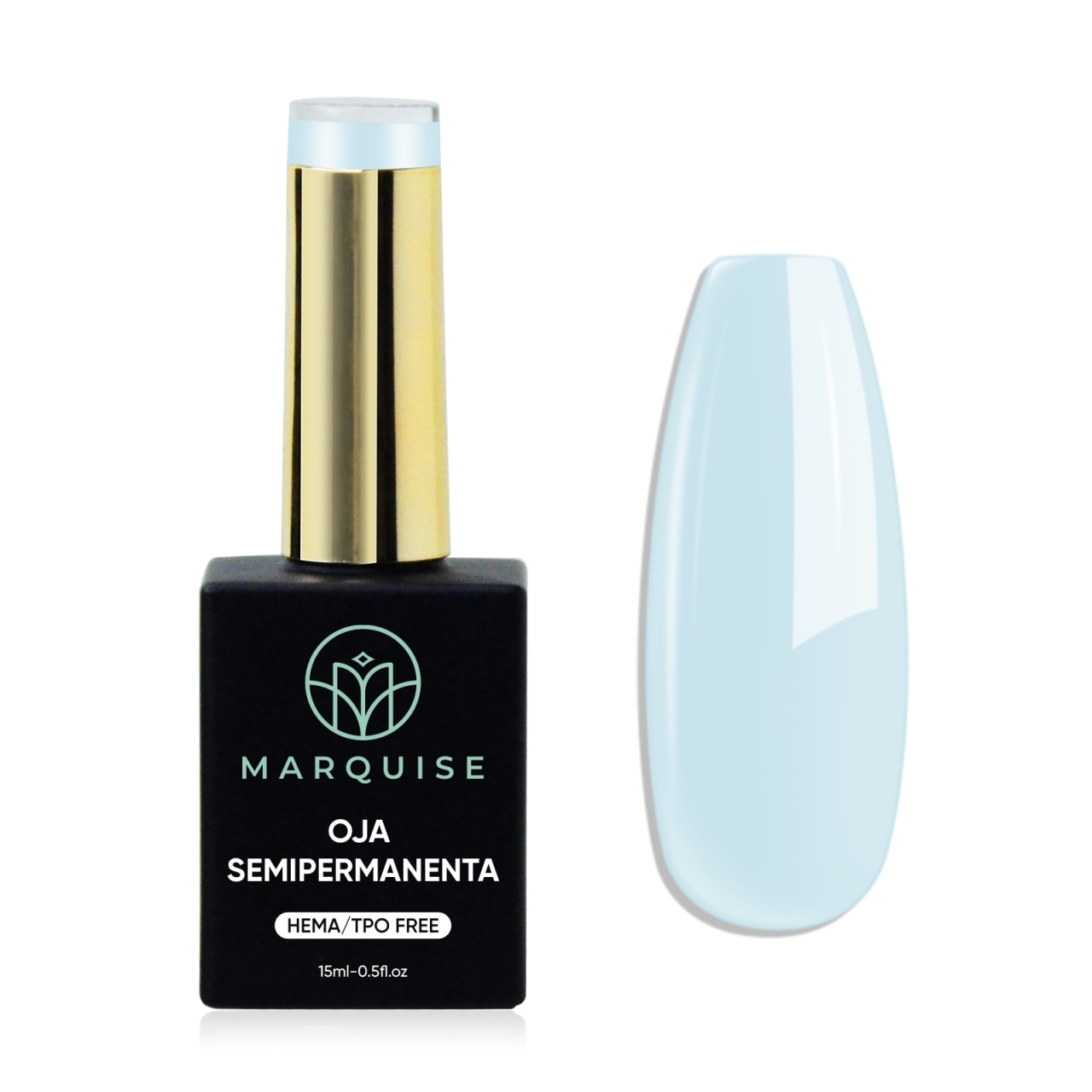 Oja semipermanenta HEMA/TPO FREE, Marquise, Pure Color JY268, 15 ml - poza 1
