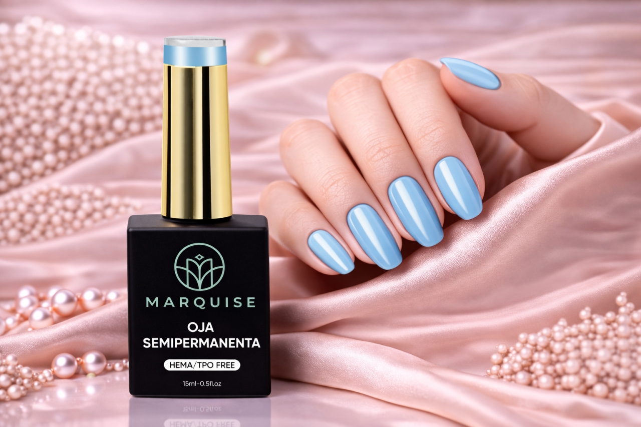 Oja semipermanenta HEMA/TPO FREE, Marquise, Pure Color JY273, 15 ml - poza 2