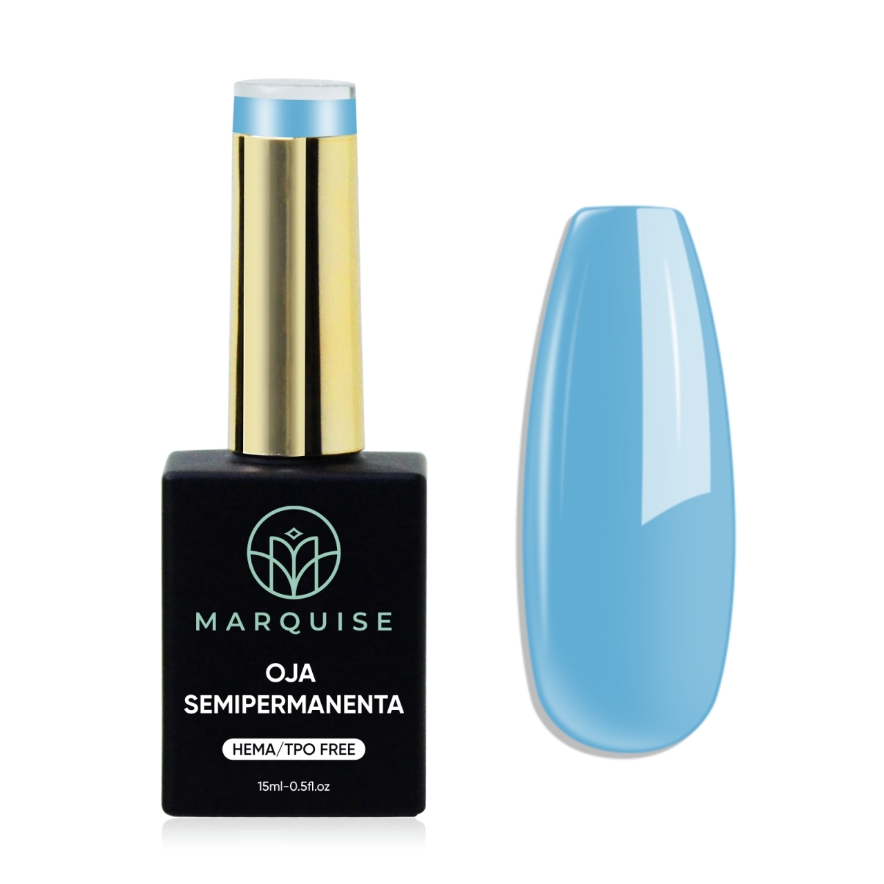 Oja semipermanenta HEMA/TPO FREE, Marquise, Pure Color JY278, 15 ml - poza 1