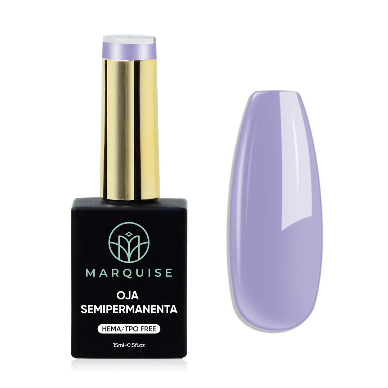 Oja semipermanenta HEMA/TPO FREE, Marquise, Pure Color JY300, 15 ml - poza 1