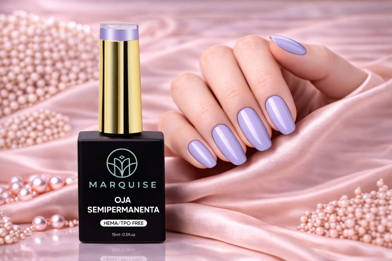 Oja semipermanenta HEMA/TPO FREE, Marquise, Pure Color JY302, 15 ml - poza 2
