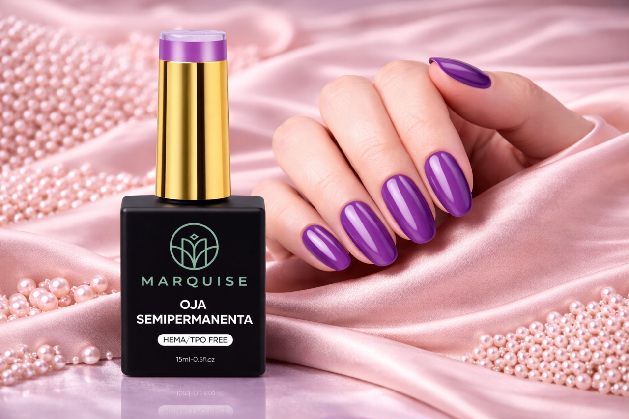 Oja semipermanenta HEMA/TPO FREE, Marquise, Pure Color JY320, 15 ml - poza 2