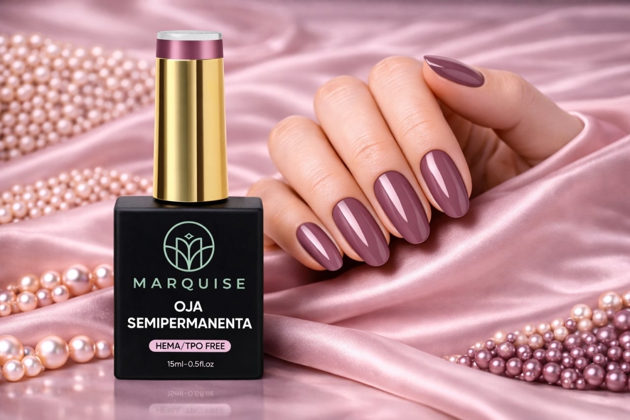 Oja semipermanenta HEMA/TPO FREE, Marquise, Pure Color JY345, 15 ml - poza 2