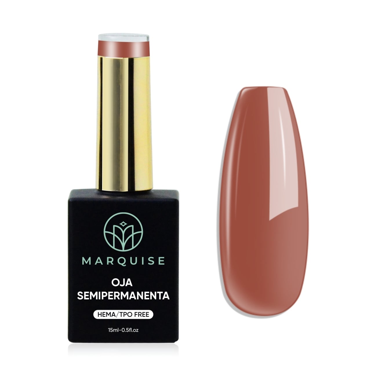 Oja semipermanenta HEMA/TPO FREE, Marquise, Pure Color JY398, 15 ml - poza 1