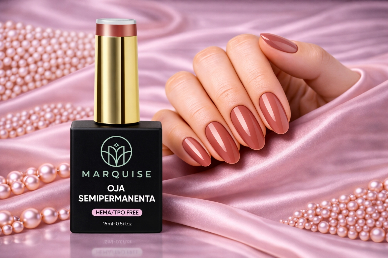 Oja semipermanenta HEMA/TPO FREE, Marquise, Pure Color JY398, 15 ml - poza 2