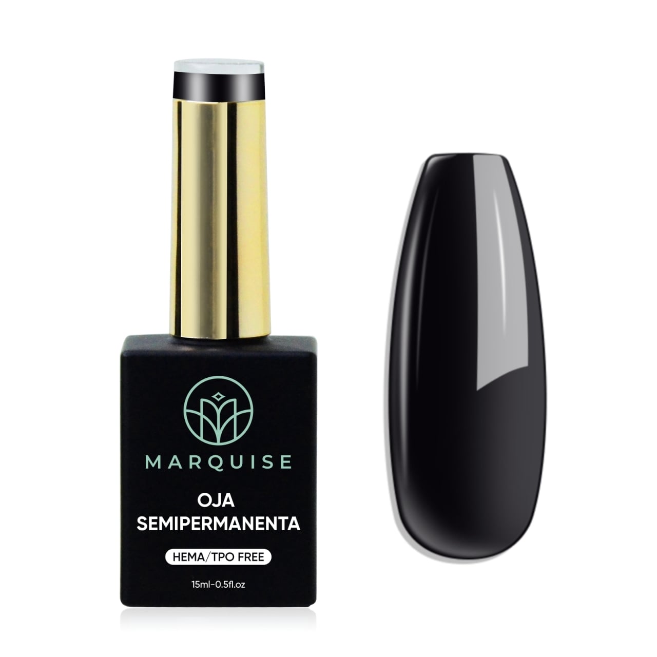 Oja semipermanenta HEMA/TPO FREE, Marquise, Pure Color JY414, 15 ml - poza 1