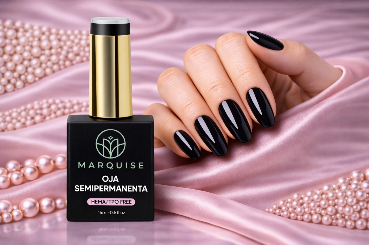 Oja semipermanenta HEMA/TPO FREE, Marquise, Pure Color JY414, 15 ml - poza 2