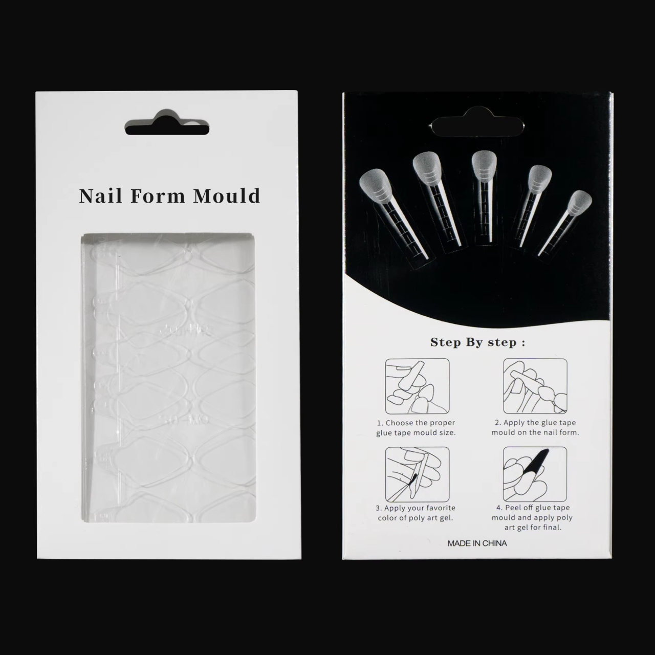 Pad de silicon pentru french, Marquise, TIPS03, 24 buc - poza 3