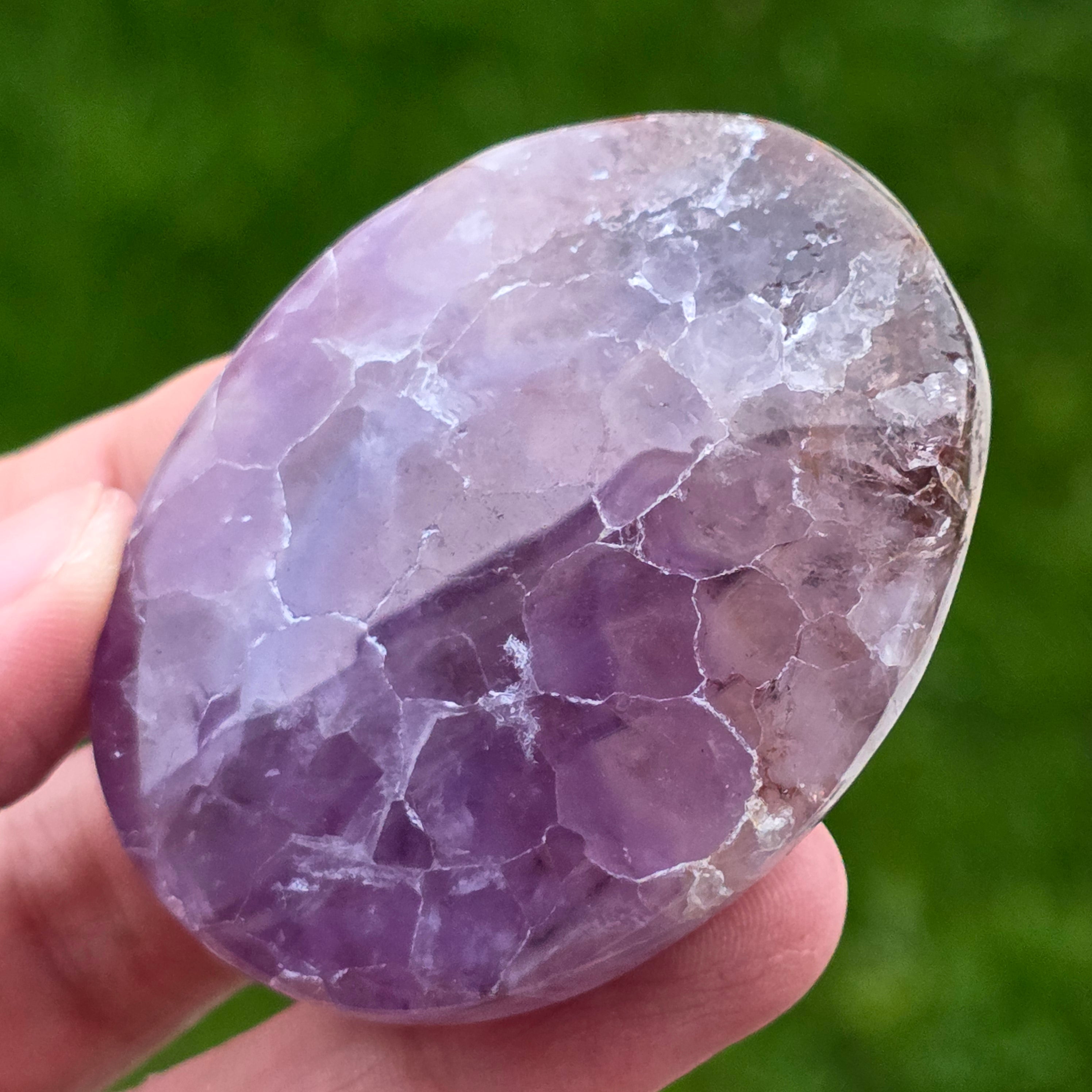 Palmstone ametist cu agat druzy model 4