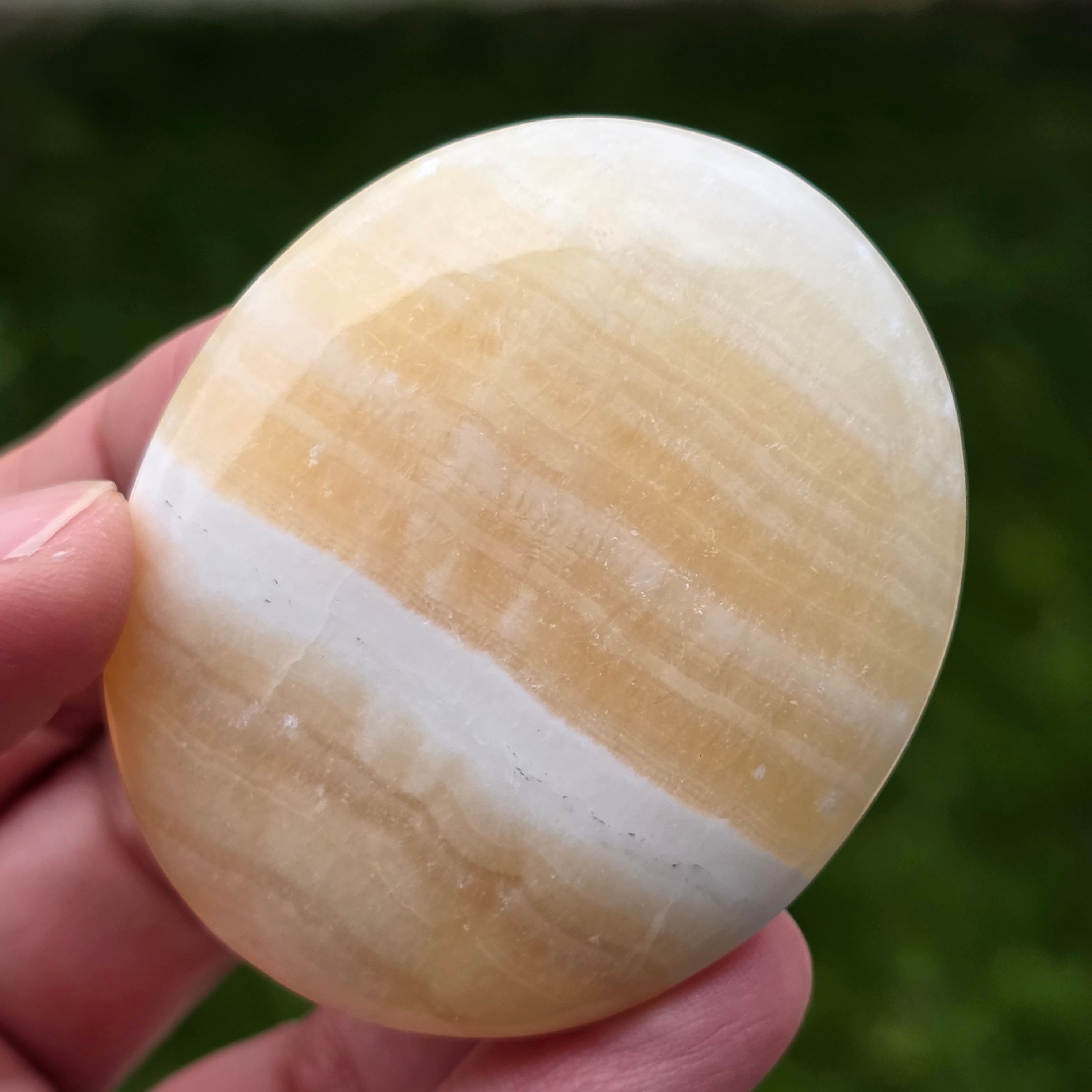 Palmstone calcit portocaliu zebra m1