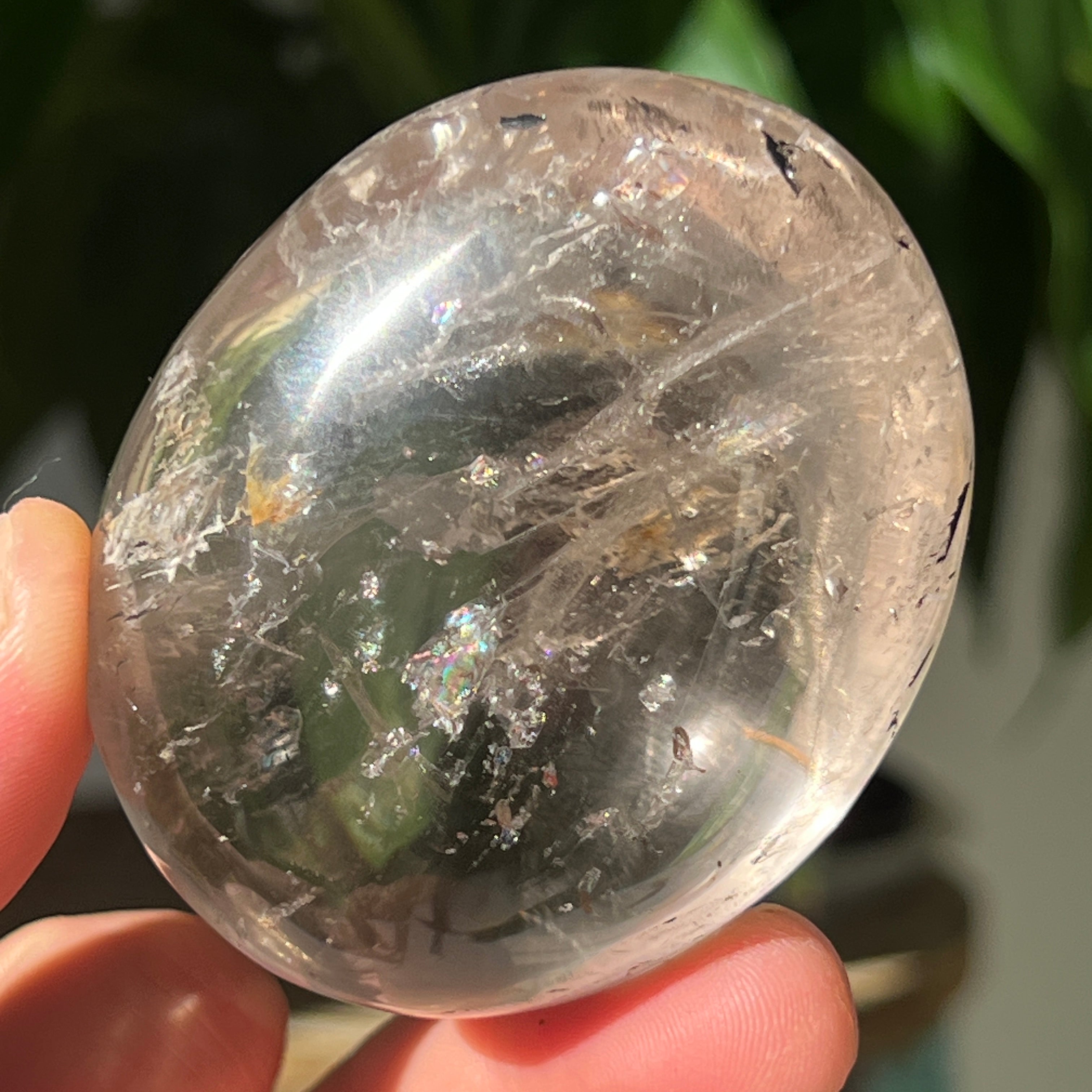 Palmstone cuart incolor/cristal de stanca m1