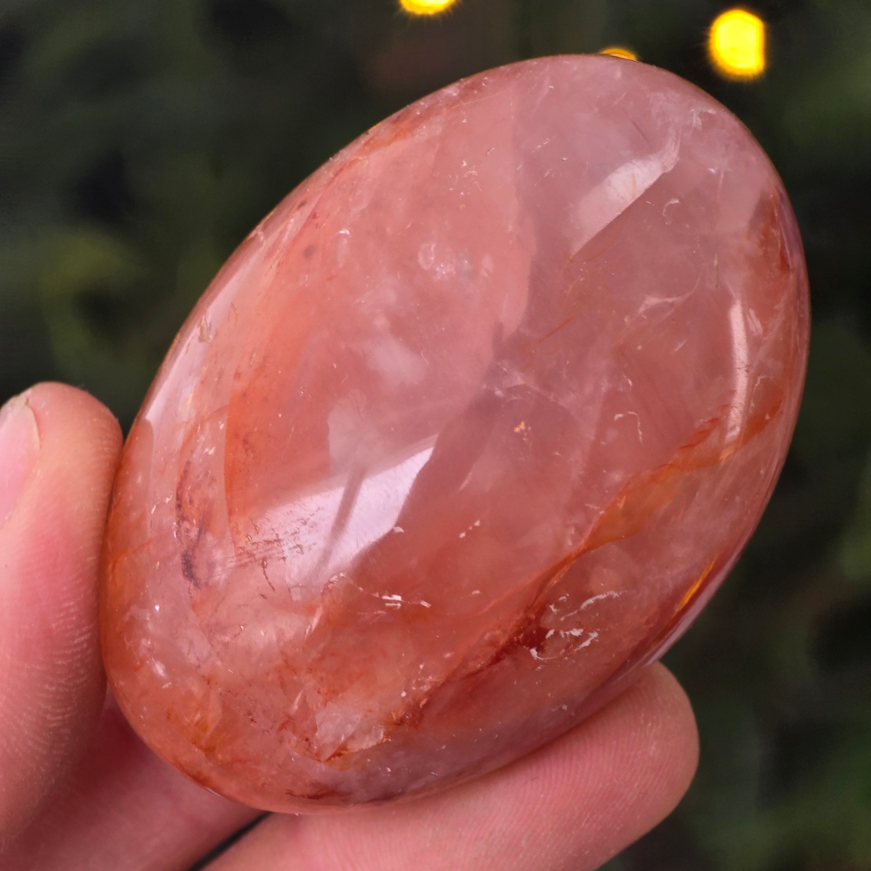 Palmstone cuart rosu hematoid Madagascar m1, cuart de foc