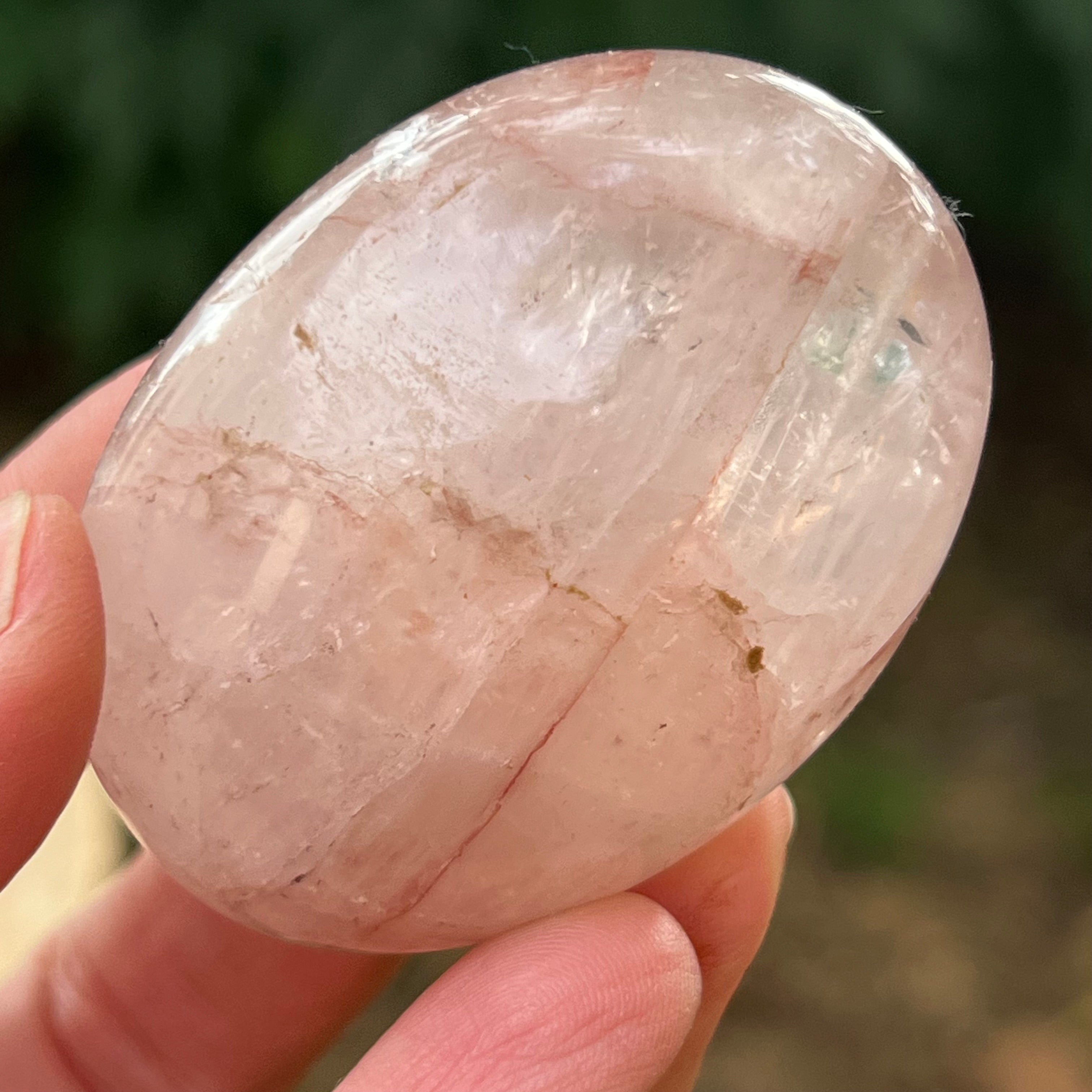 Palmstone cuart rosu hematoid Madagascar m9, cuart de foc