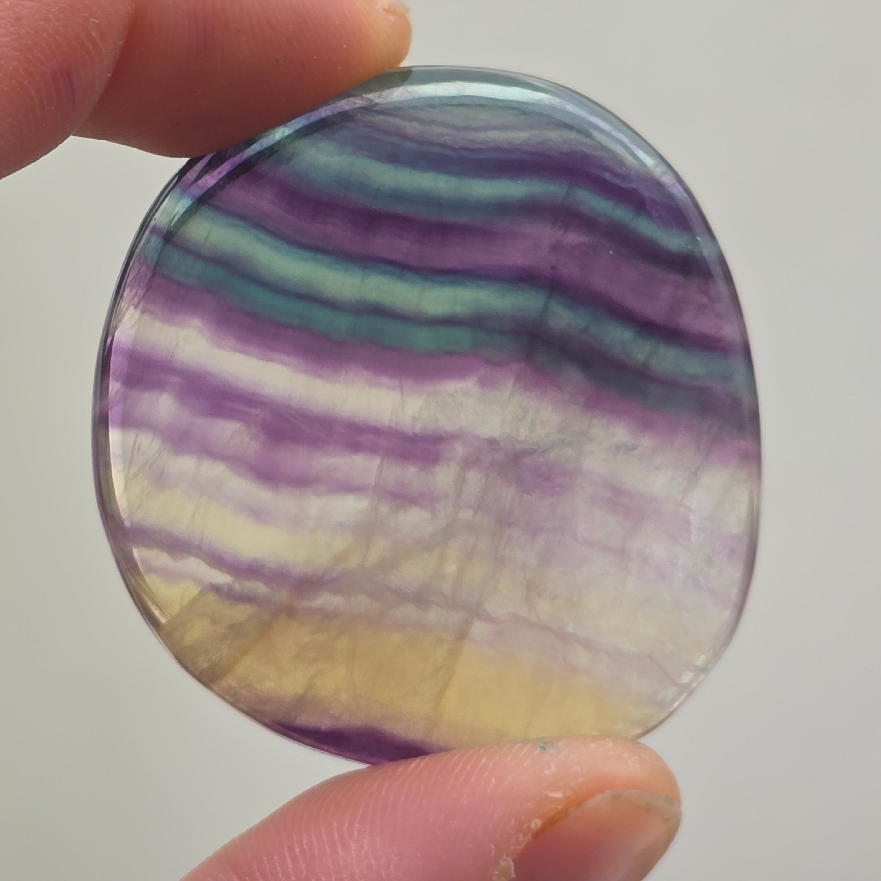 Palmstone fluorit curcubeu model 8