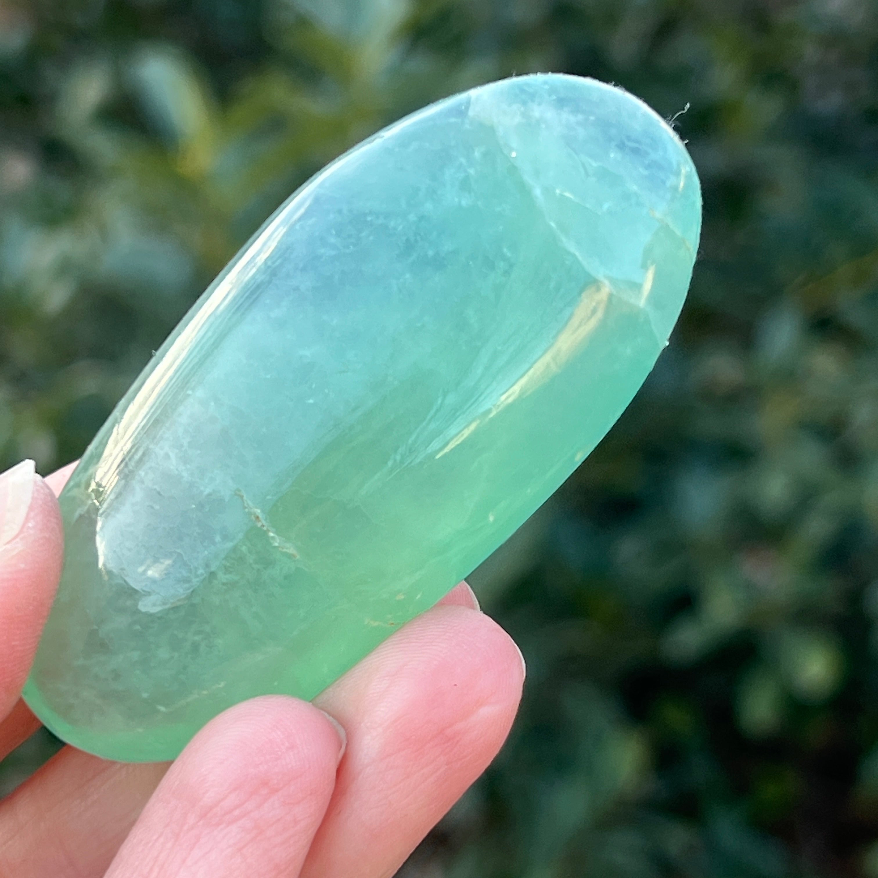 Palmstone fluorit verde model 4, din Madagascar