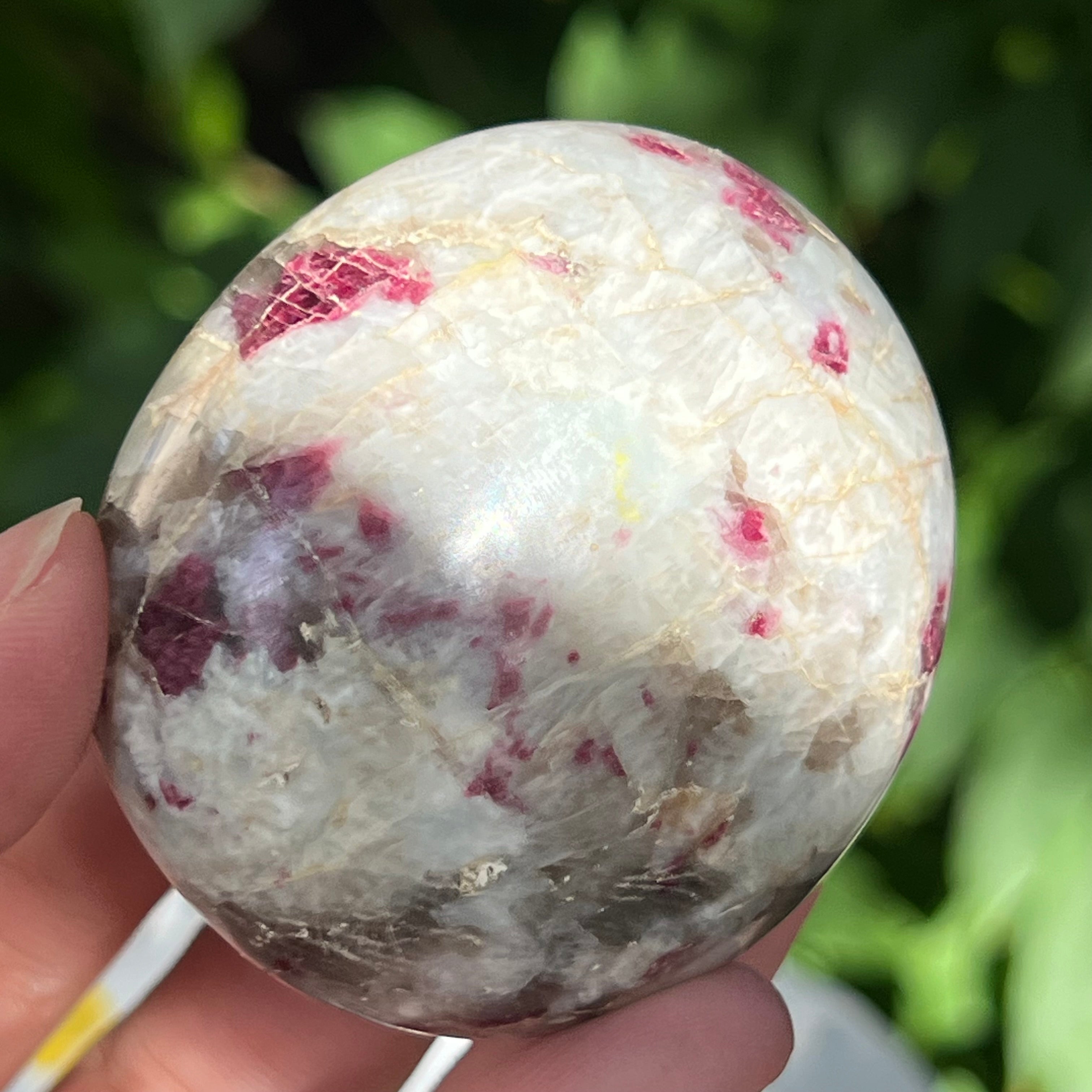 Palmstone rubelit/ turmalina roz model 8