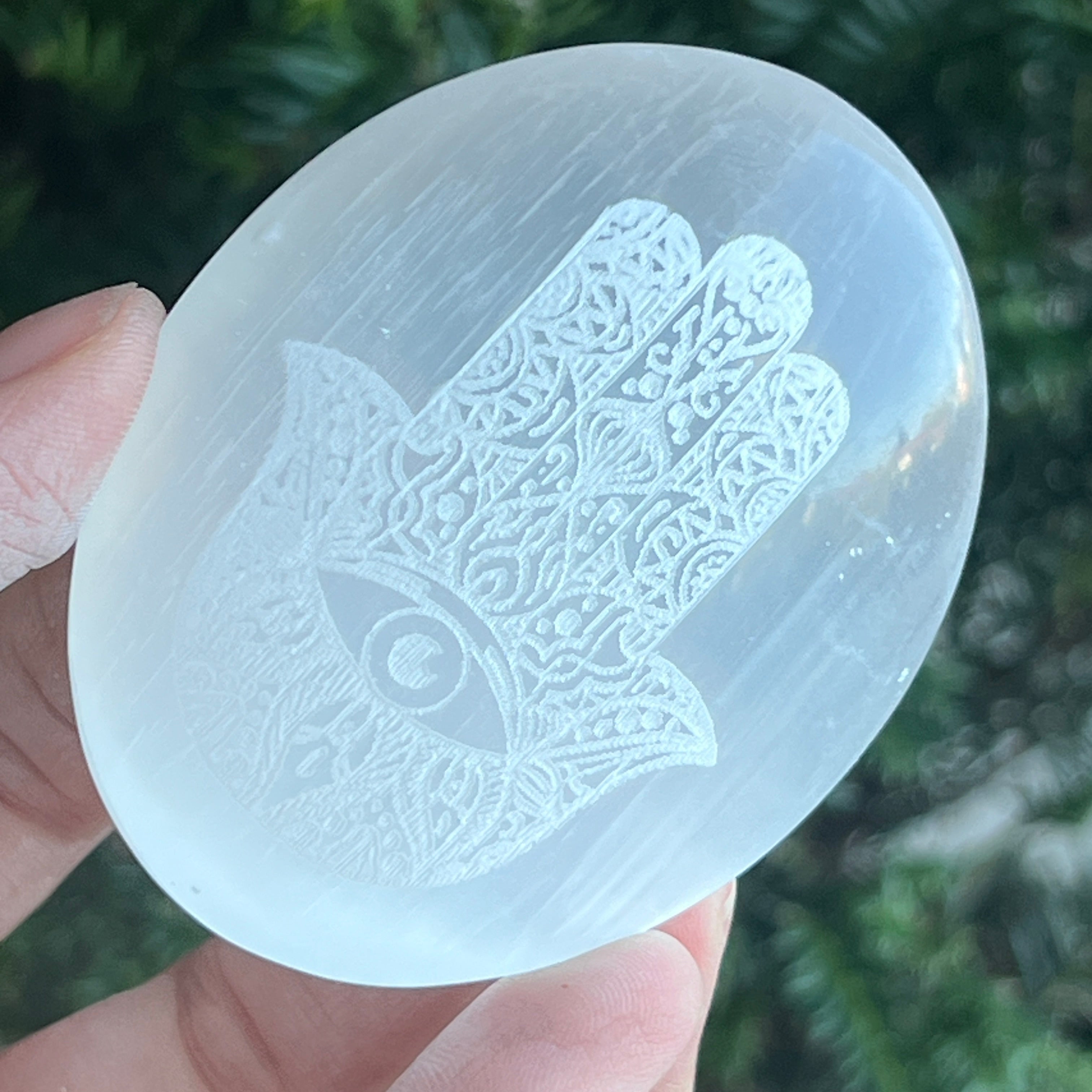 Palmstone selenit | Mâna lui Fatima
