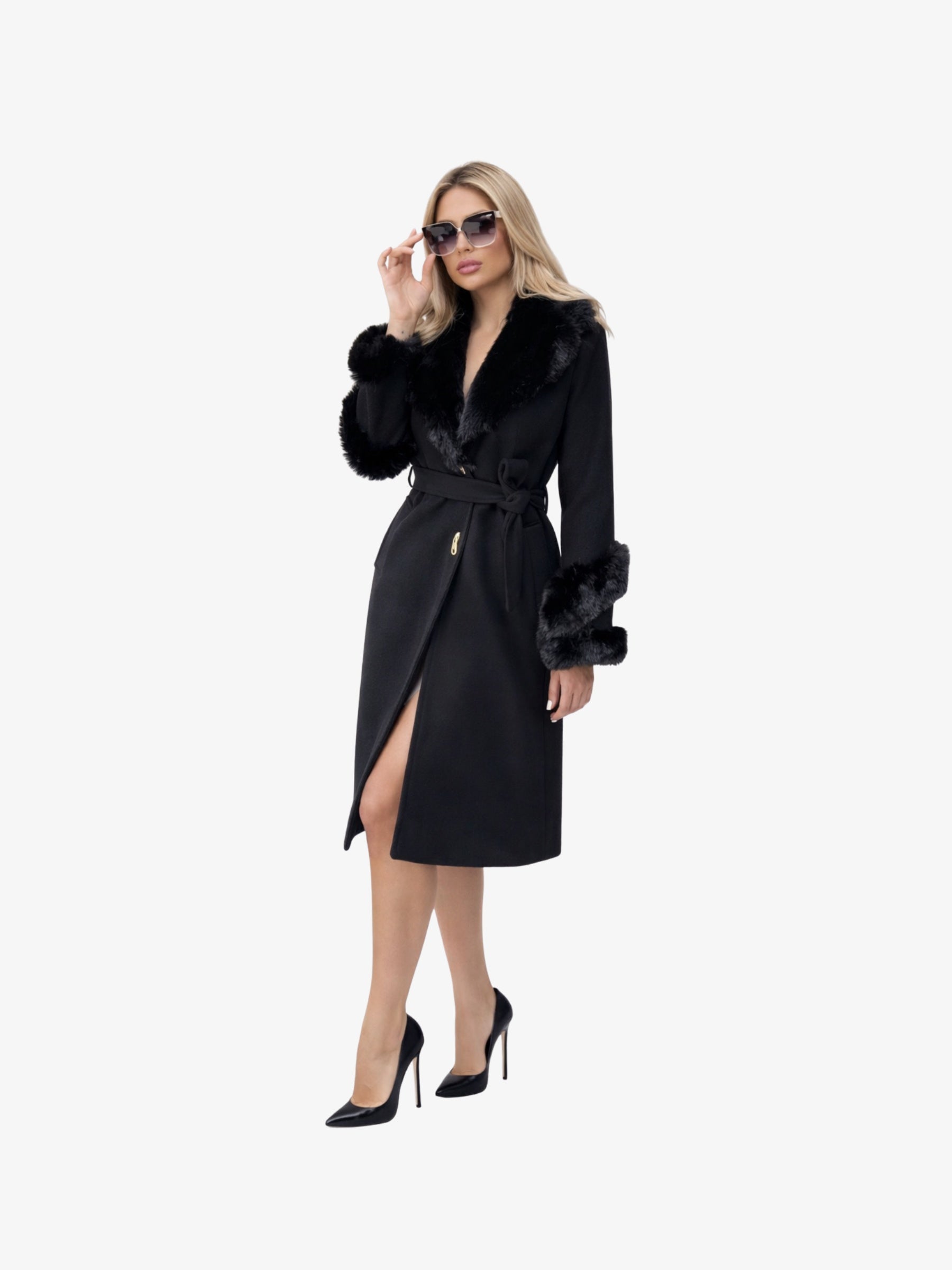Palton "Royal Luxury", Negru - M