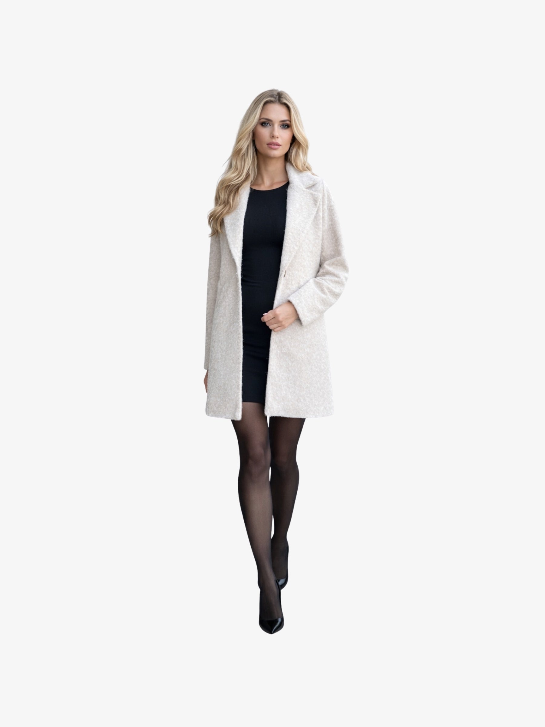 Palton "Vanessa", Bej - L