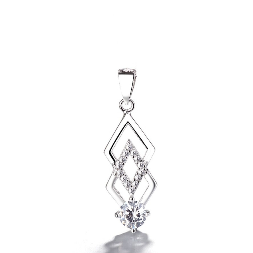 Pandantiv argint 925, JW1305, model elegant, placat cu rodiu