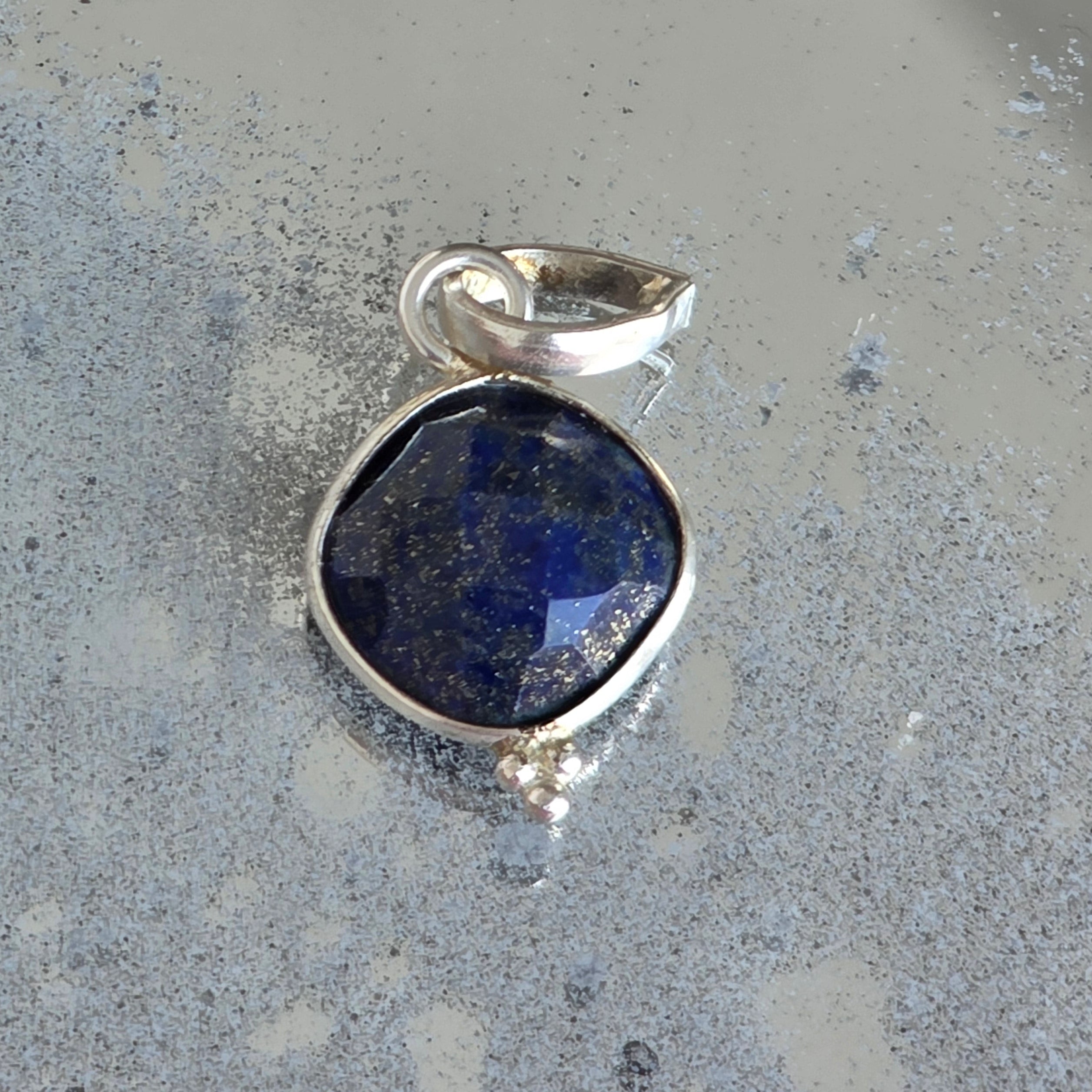 Pandantiv argint lapis lazuli | Blue 10