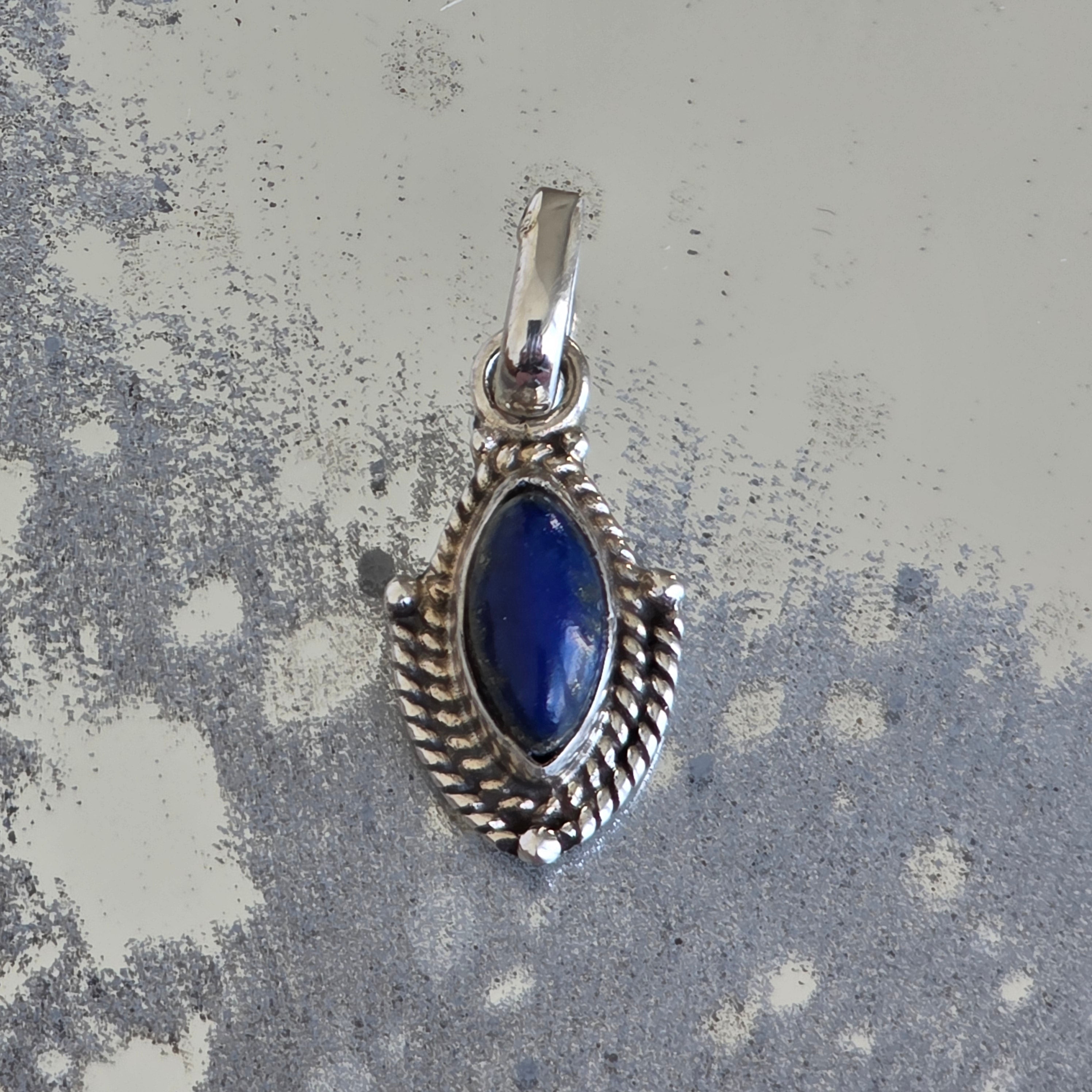 Pandantiv argint lapis lazuli | Blue 8