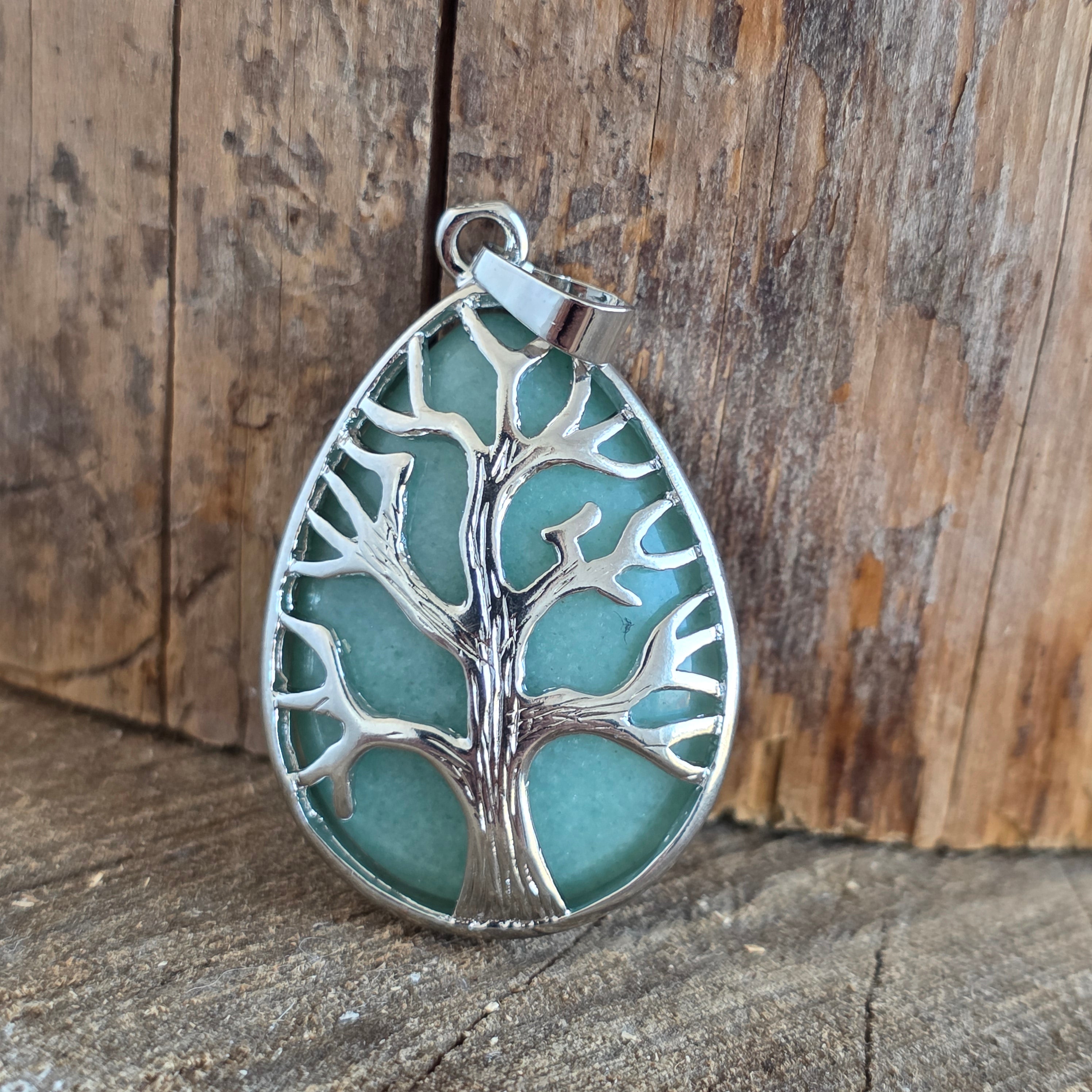Pandantiv aventurin Tree of Life