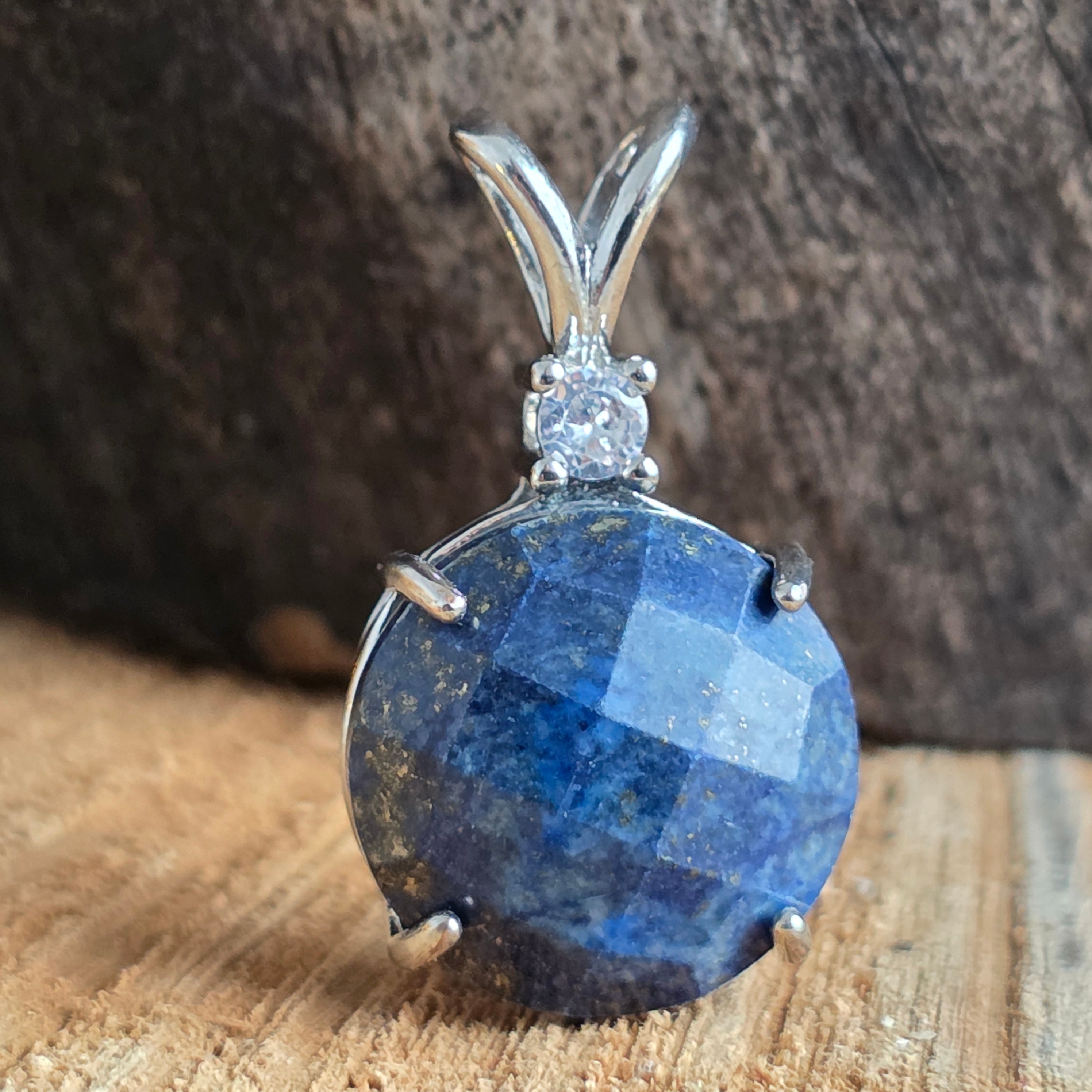 Pandantiv lapis lazuli Round