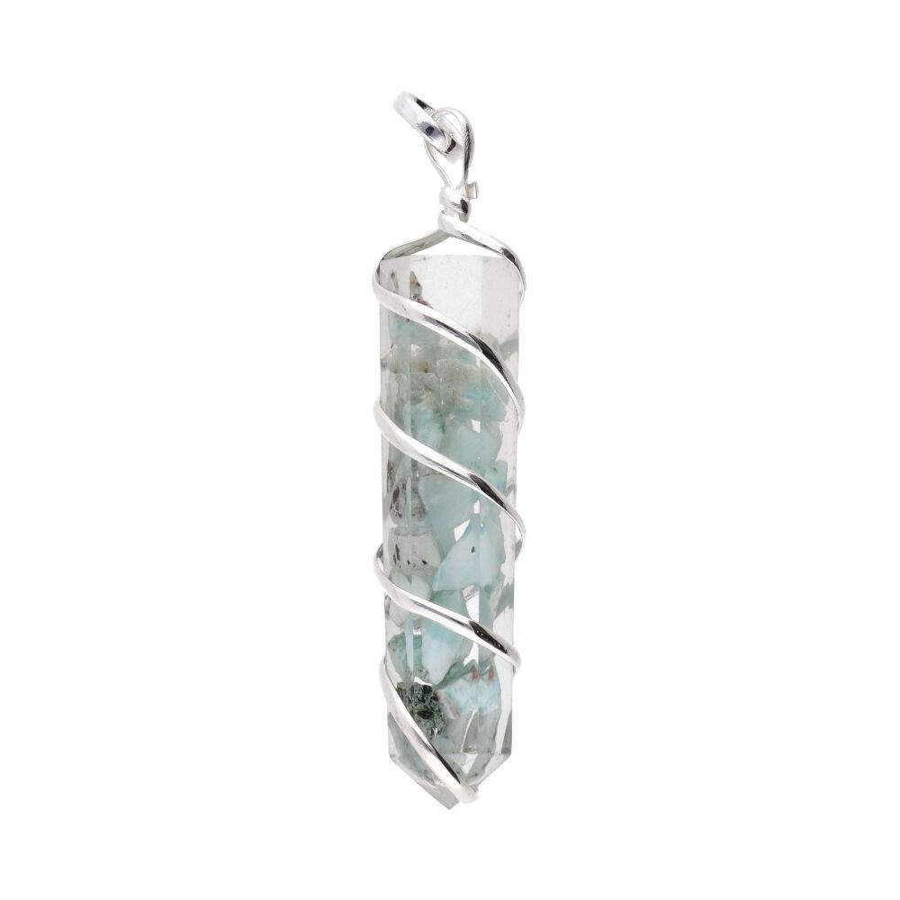 Pandantiv larimar in rasina Arrow