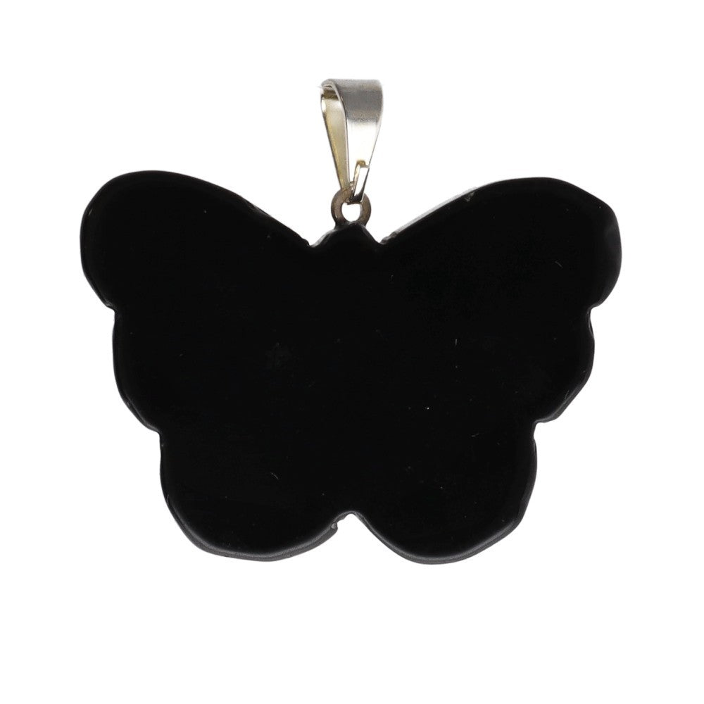 Pandantiv obsidian | Butterfly
