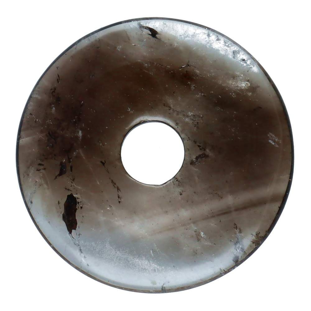 Pandantiv piatra pi cuart fumuriu DONUT model L