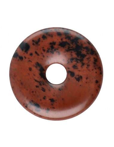 Pandantiv piatra pi obsidian mahon DONUT S