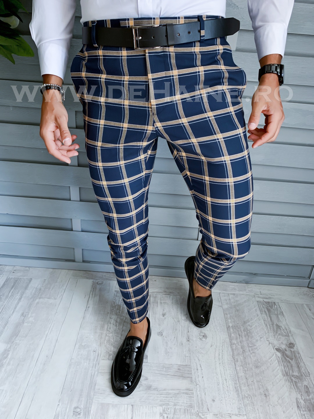 Pantaloni barbati eleganti B1861 34-2