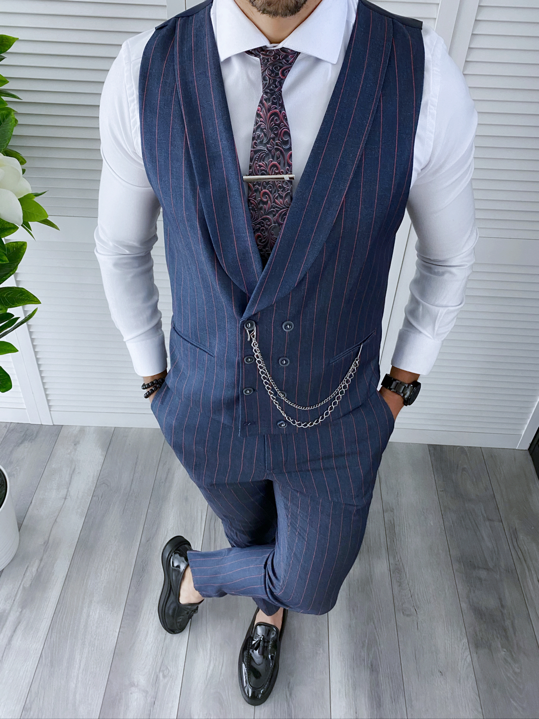 Pantaloni barbati eleganti B4203 O3-3.3