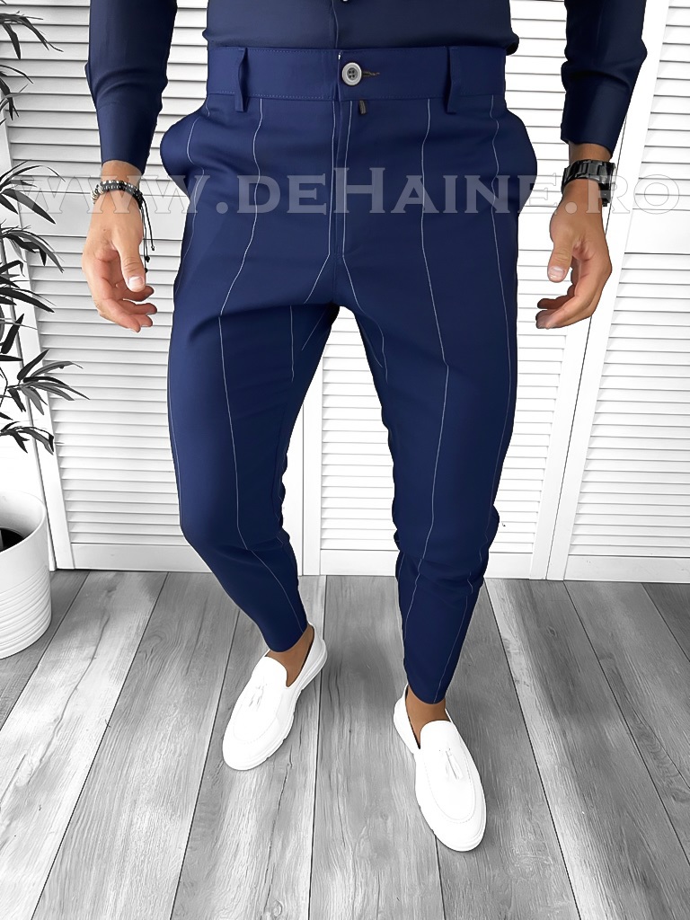 Pantaloni barbati eleganti regular fit B9163 B6-1