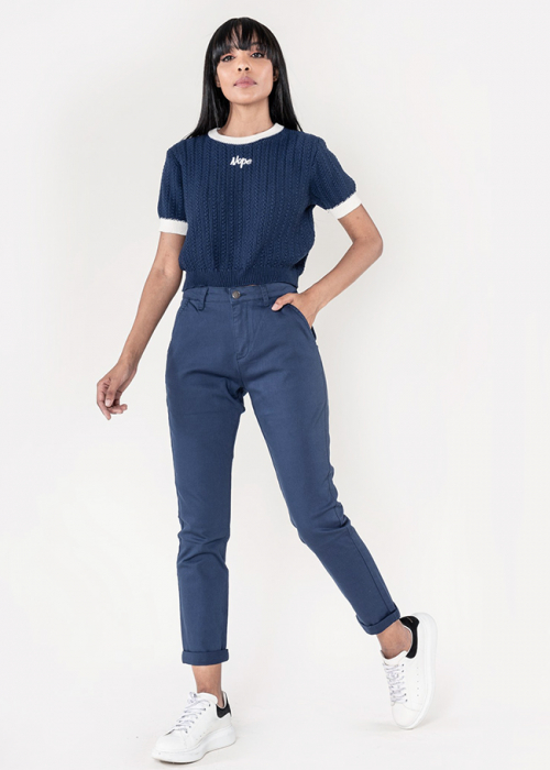 Pantaloni bleumarin Chino Nina Carter J250 M10