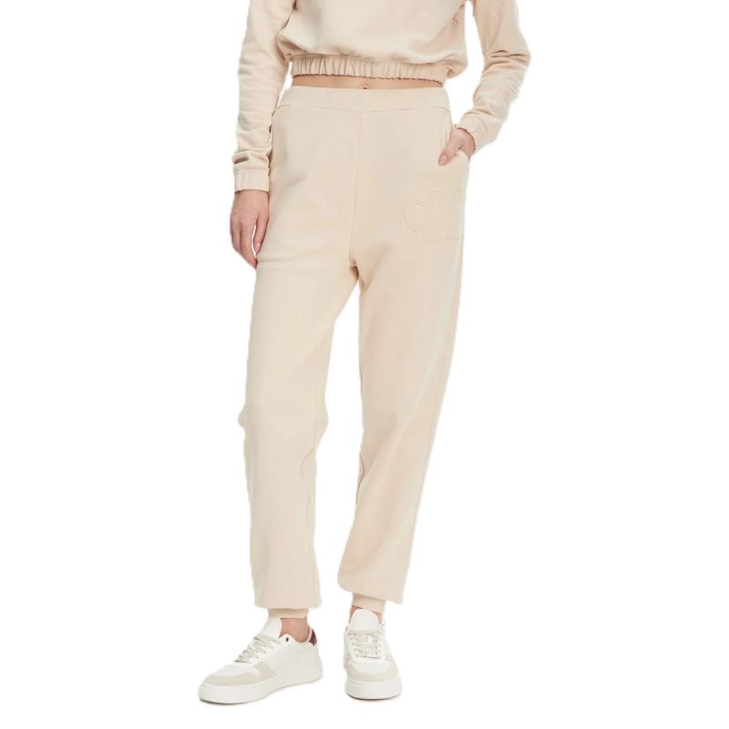 Pantaloni Calvin Klein CK APPLIQUE JOG PANT - poza 1