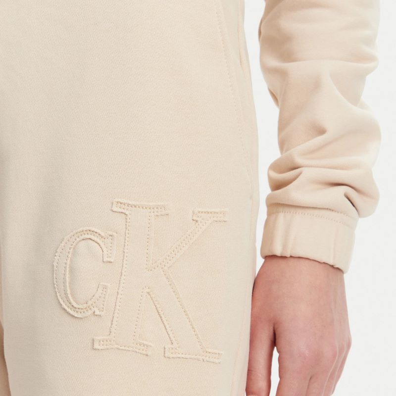 Pantaloni Calvin Klein CK APPLIQUE JOG PANT - poza 3