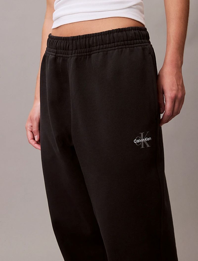 Pantaloni Calvin Klein MONOLOGO FRENCH TERRYJOGGER - poza 3