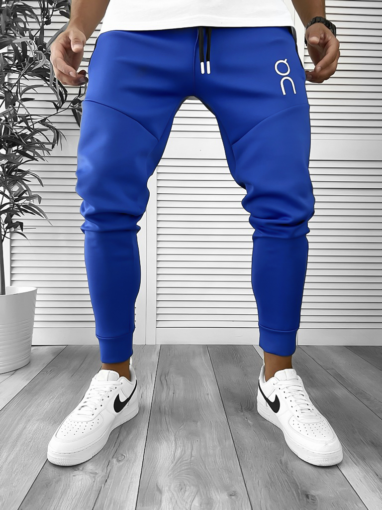 Pantaloni de trening albastri conici 12260 P18-2.2